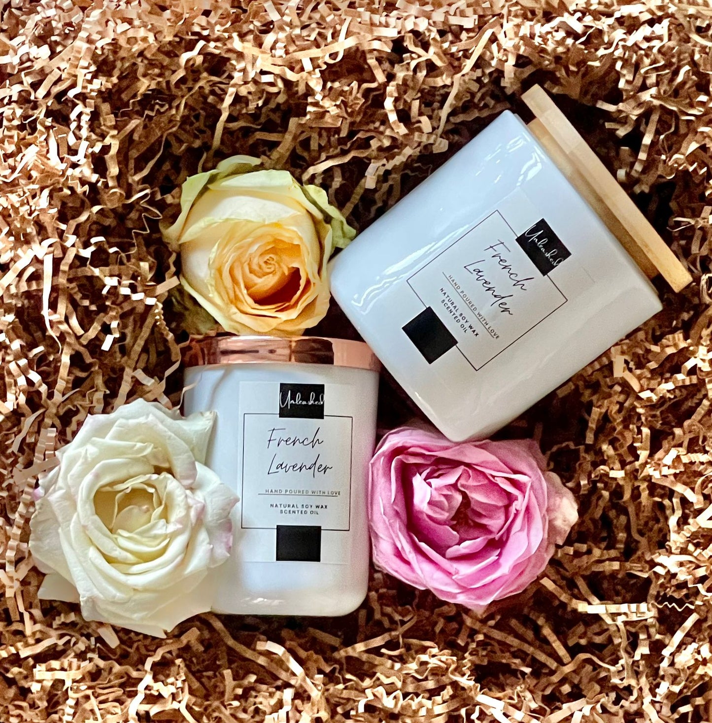 French lavender candle