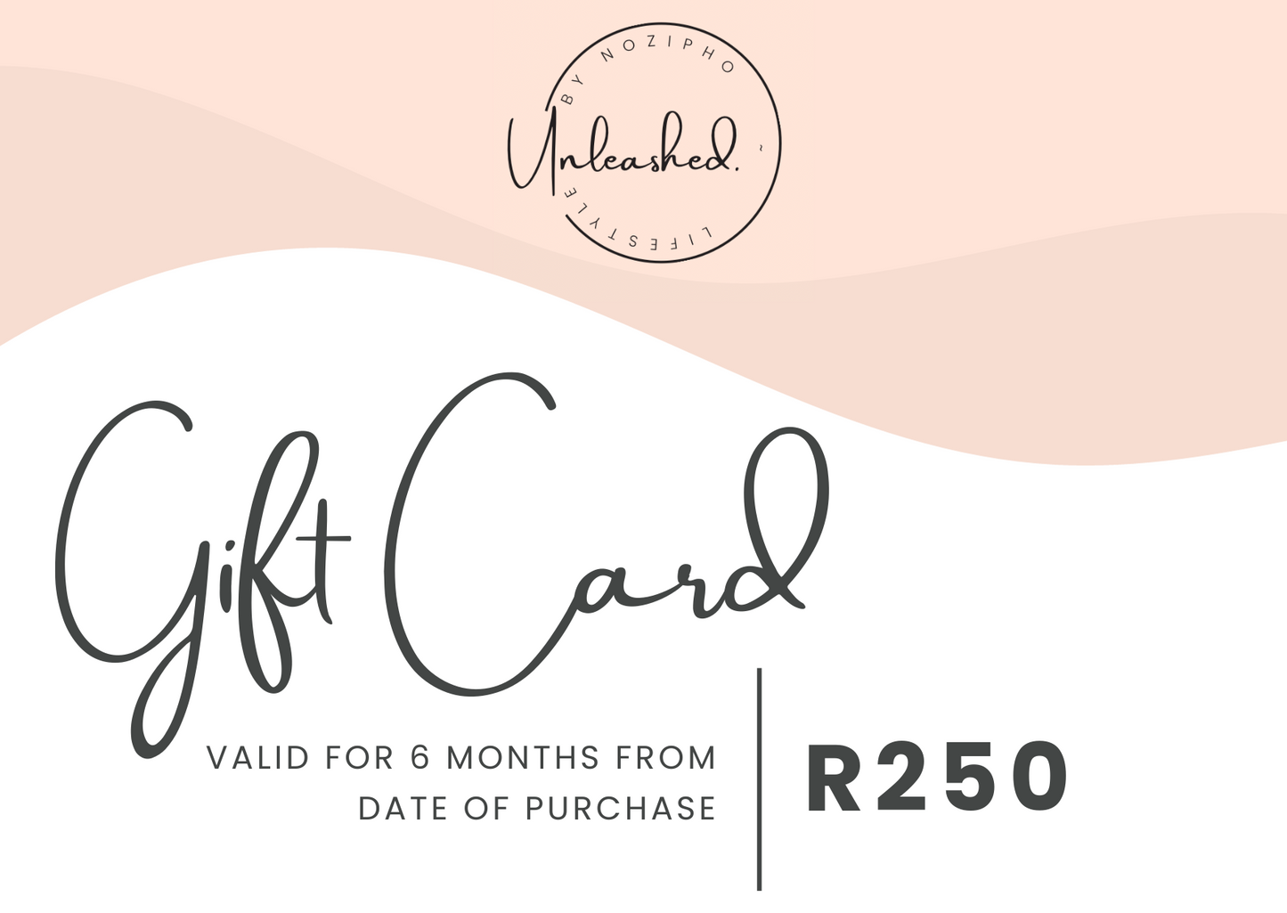 Unleashed Lifestyle Gift Card