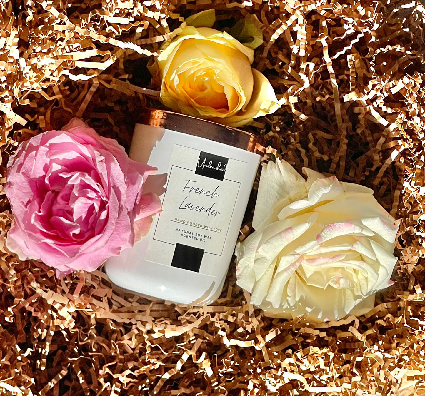 French lavender candle