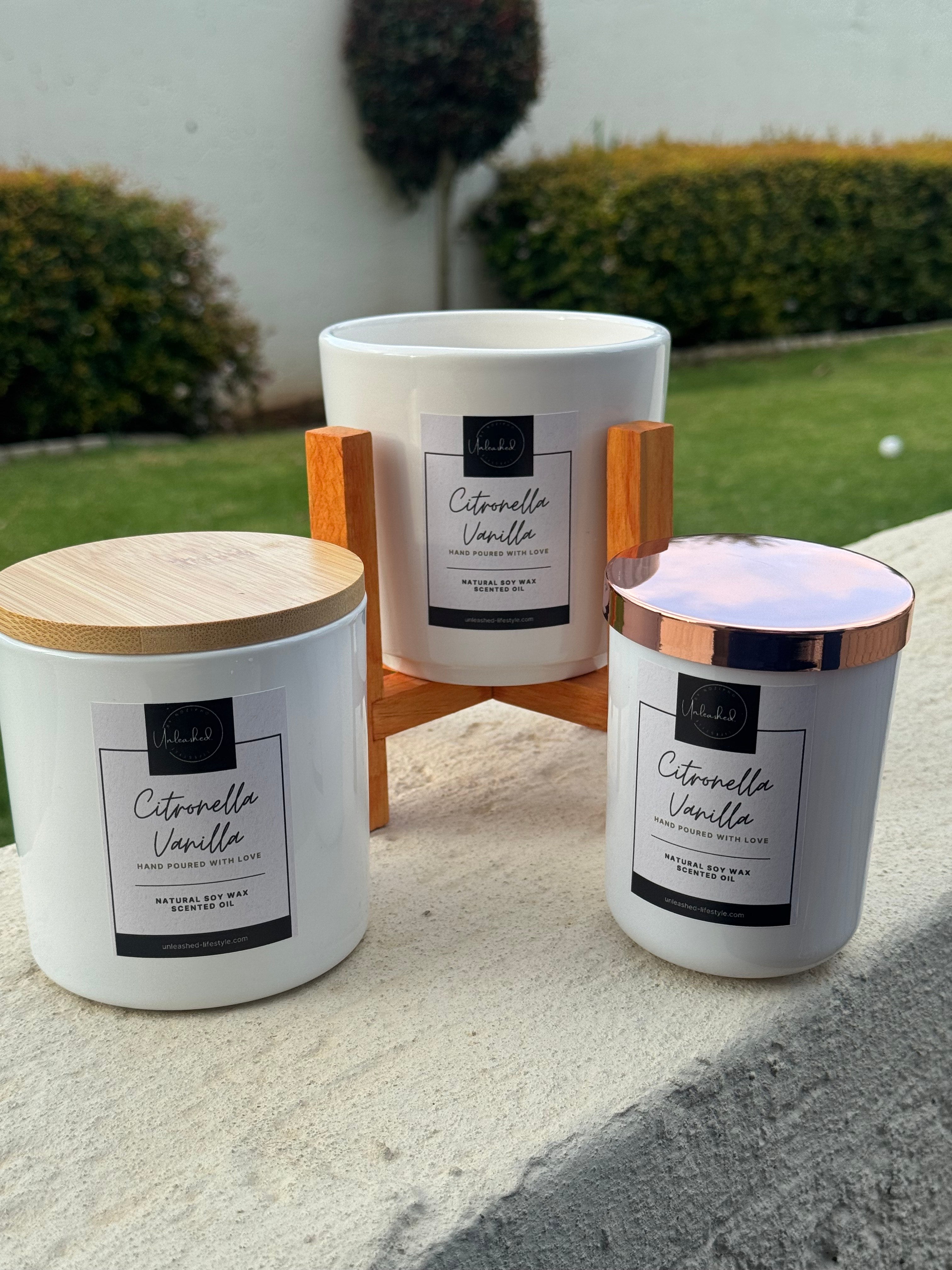 Citronella Vanilla candle – Unleashed Lifestyle By Nozipho