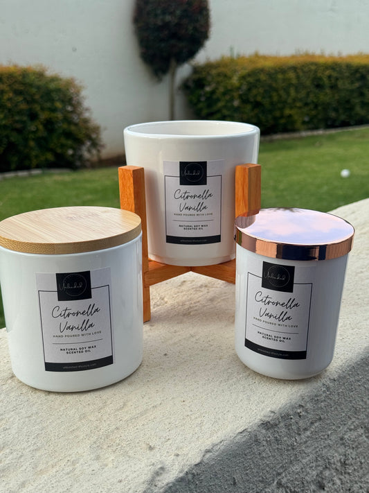 Citronella Vanilla candle
