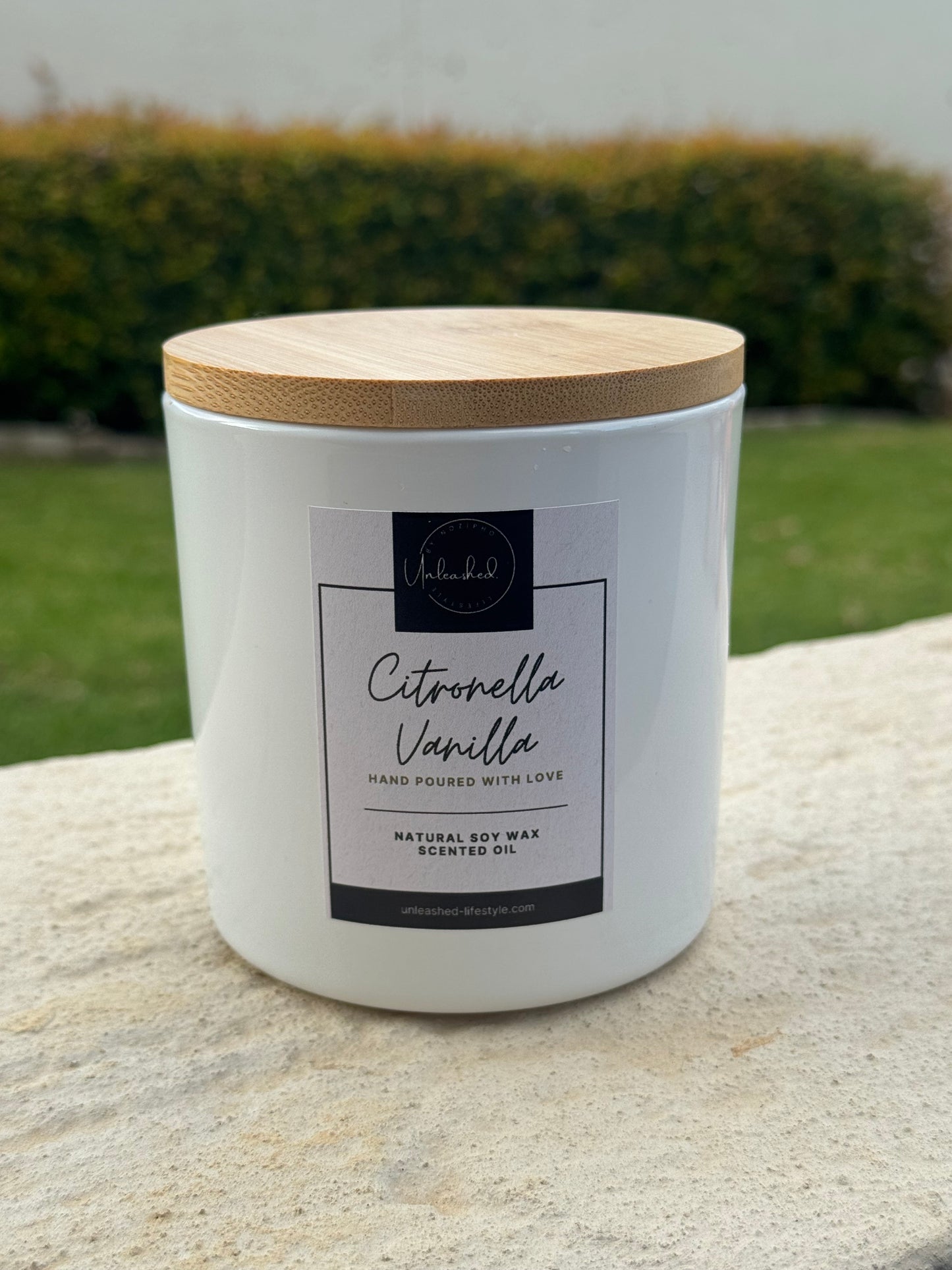 Citronella Vanilla candle