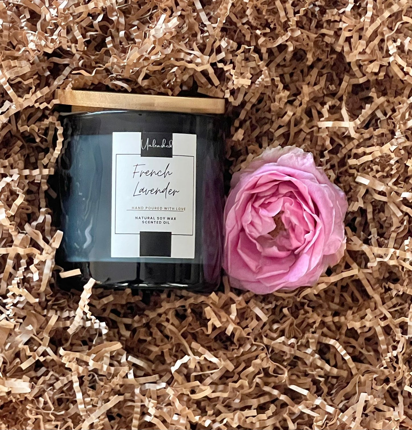 French lavender candle
